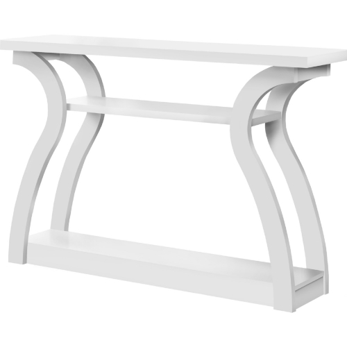 47" Hall Console Table in White